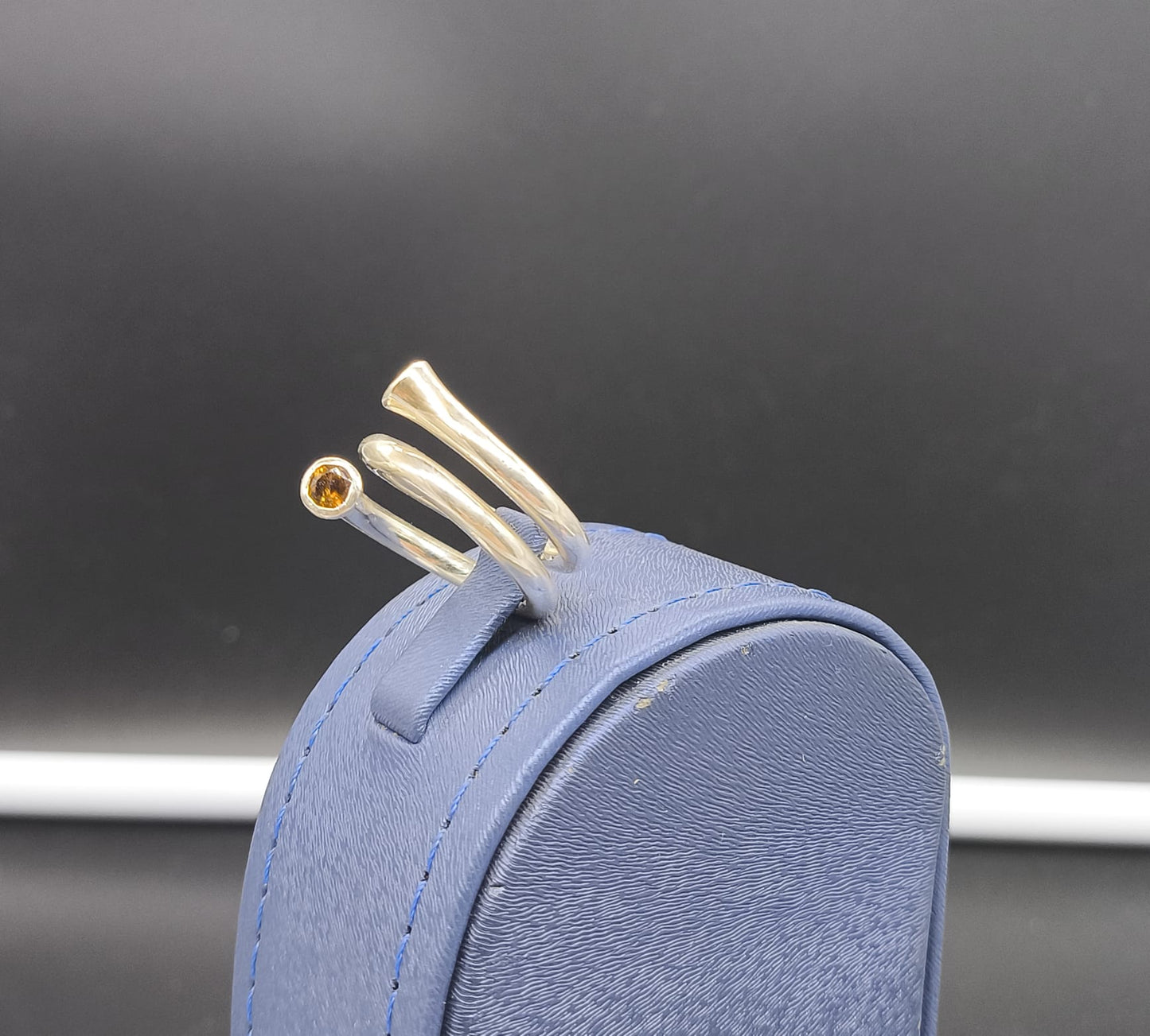 Turmalin Taşlı Gümüş Yüzük