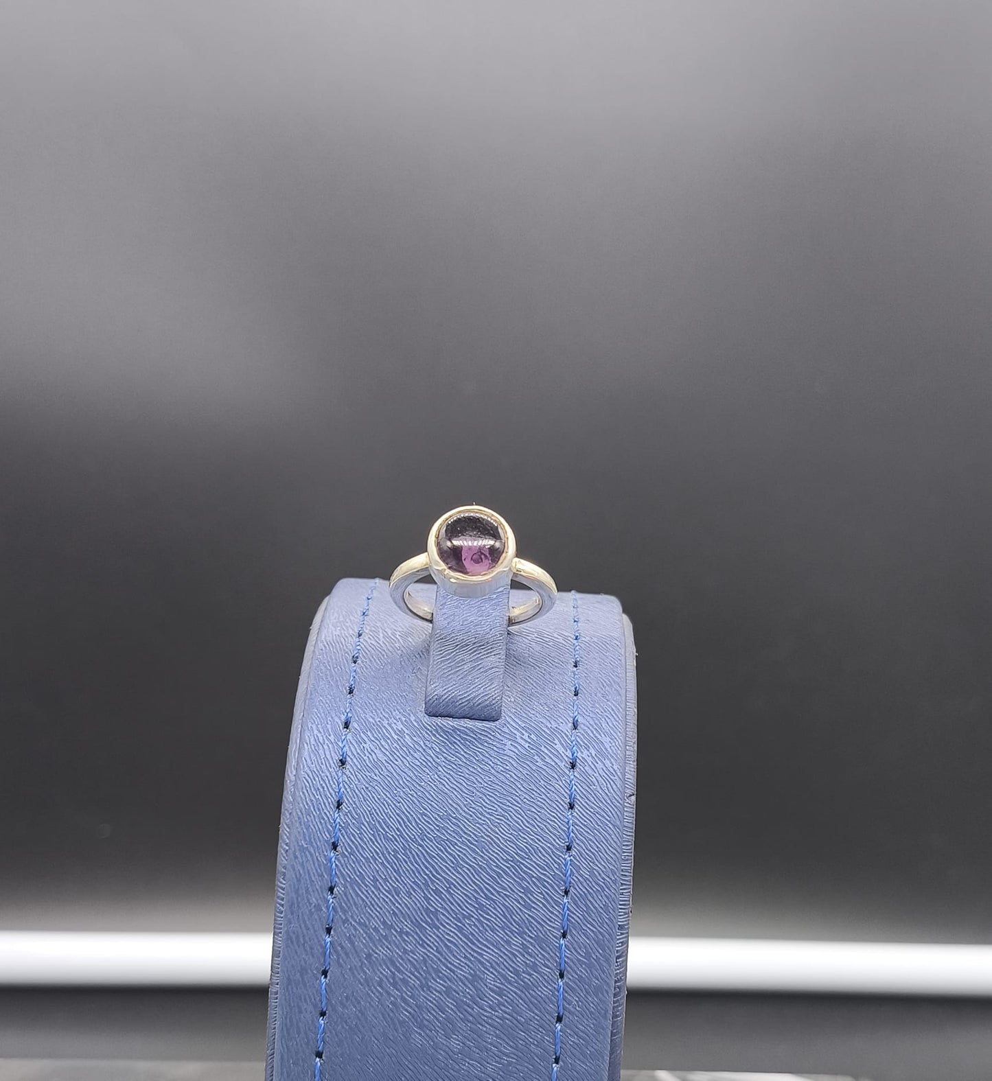 Ametist Taşlı Gümüş Yüzük