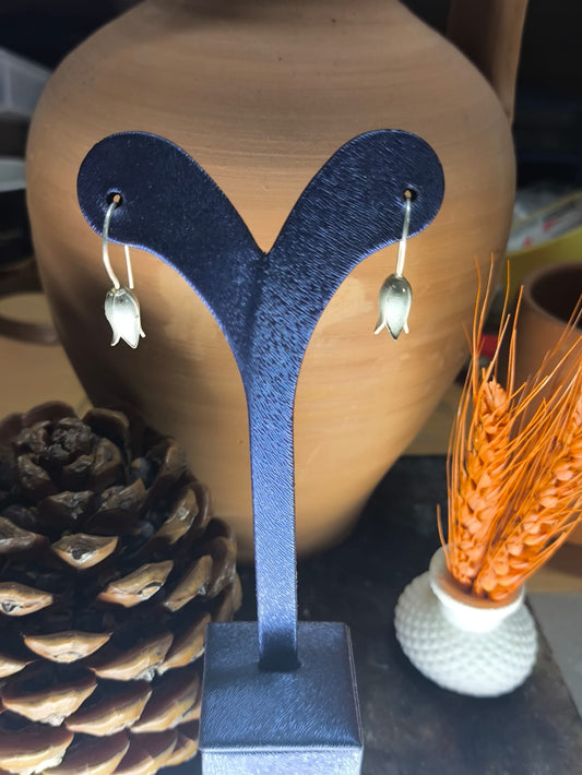 925 Ayar  Gümüş Lale Küpe