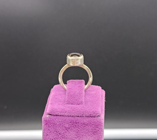 Ametist Taşlı Gümüş Yüzük