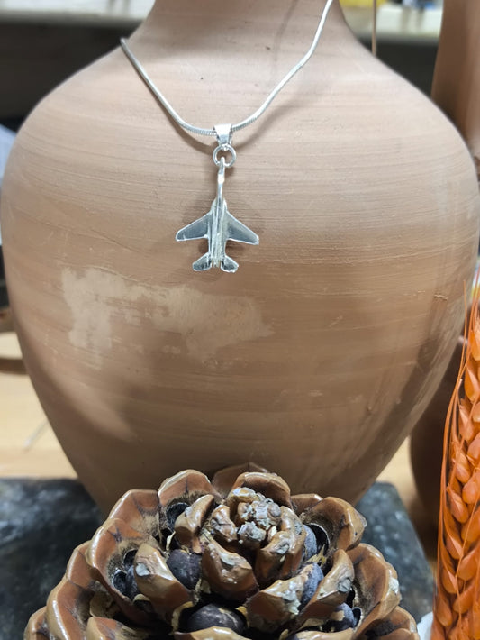 El yapımı 925 Ayar Gümüş HÜRJET Kolye