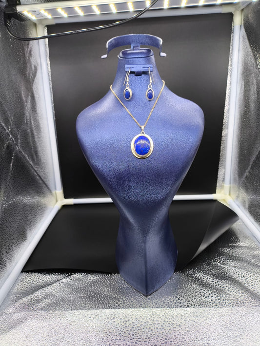 Lapis Lazuli Taşlı 3'lü set